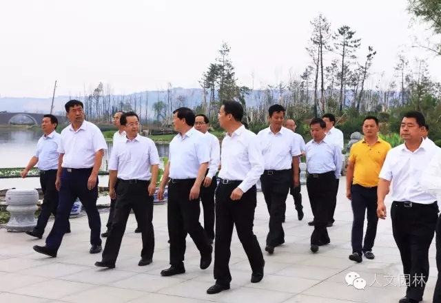 陜西省省委書記婁勤儉蒞臨國家文史公園視察